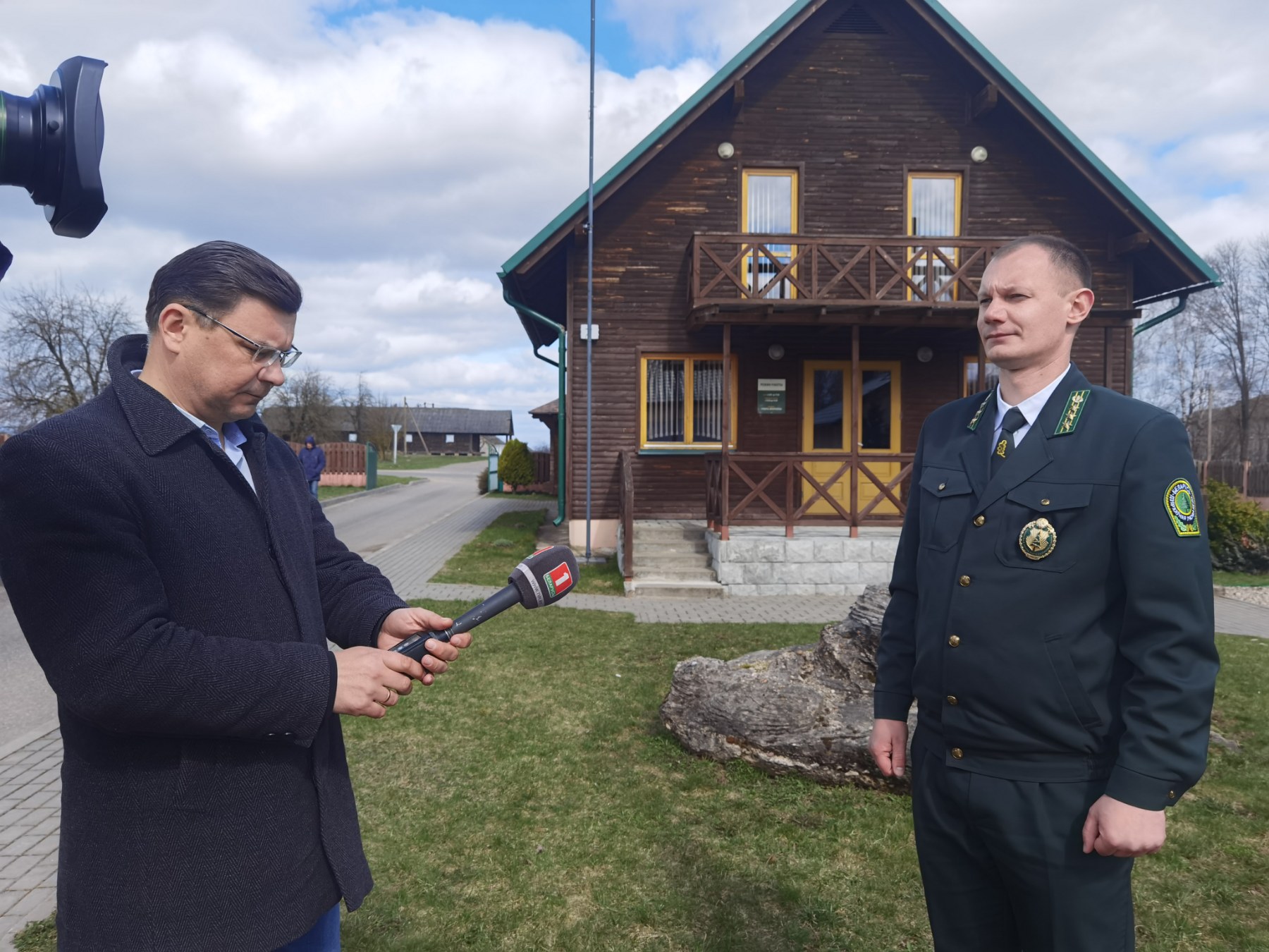 Совместная работа с Белтелерадиокомпанией для программы «Краіна» 